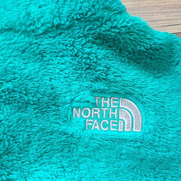 The North Face Osito Jacket Womens M Kelly Green Fleece Sherpa Full Zip Outdoors - Picture 5 of 11